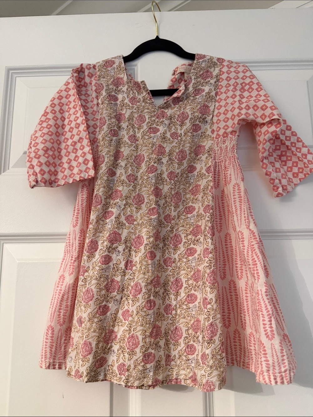 Pink Chicken Girls Pink Floral Mix-Print Dress 3y